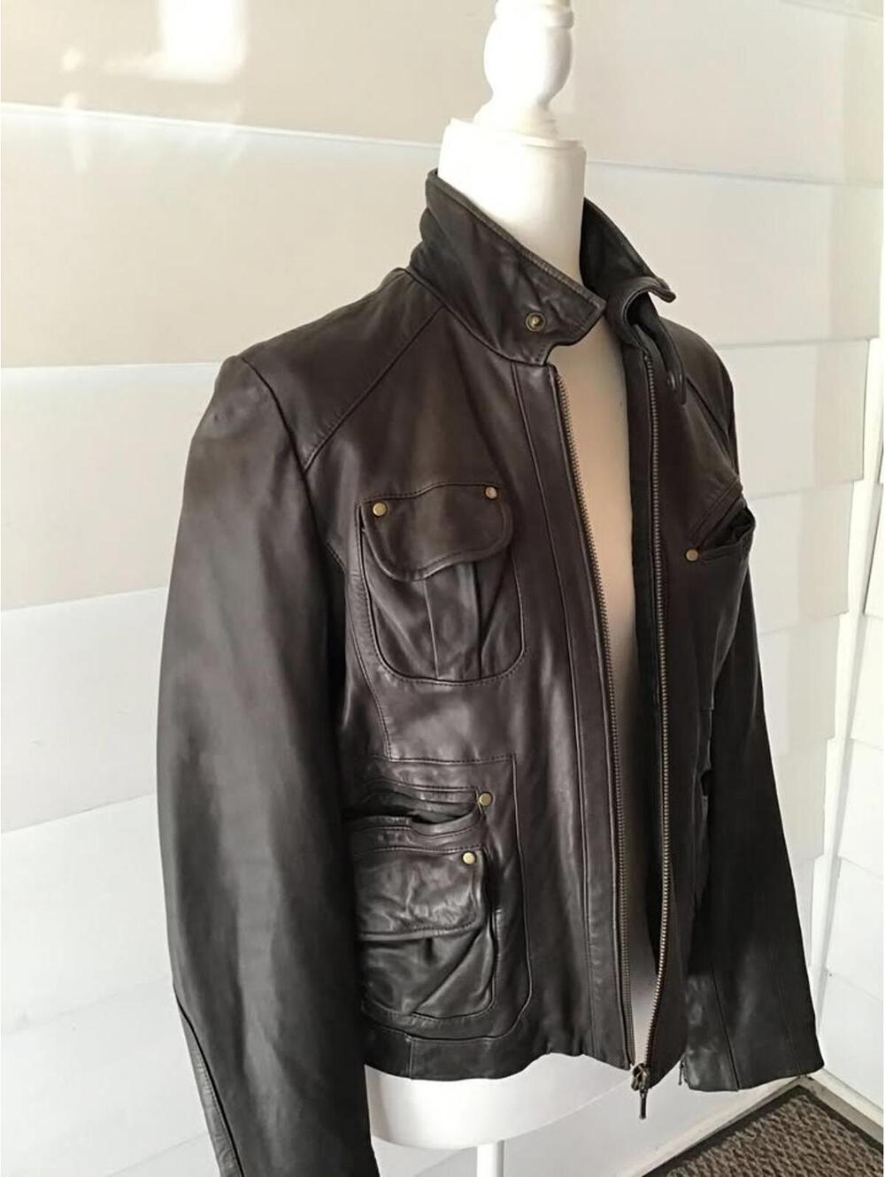 SIZE 10 IDENTIFY LEATHER JACKET#226 - Picture 4 of 4